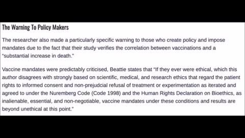 New Ground Breaking Vaccine Study