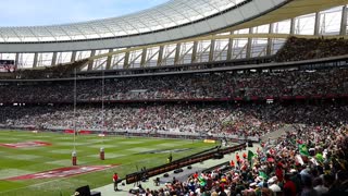 Mexican Wave At Cape Town Stadium