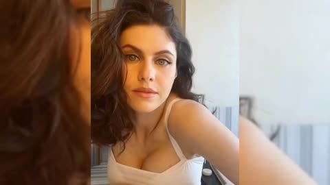 See Alexandra Daddario In A Sultry Tank Top In Hot Video 👀