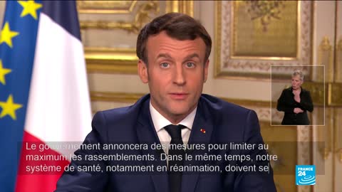 Coronavirus - Allocation 12 mars 2020 Emmanuel Macron a propos du Covid 19