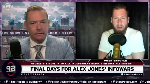 INFOWARS FINAL DAYS! Owen Shroyer Drops THIS Bomb About Alex Jones on Stew Peters Show!