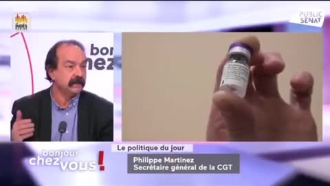 Philippe Martinez pour la vaccination obligatoire des travailleurs (Covid19 France)