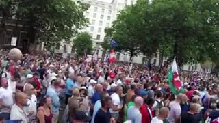 A PRO TRUMP UK RALLY