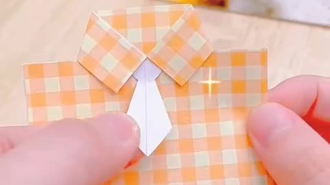 DIY Paper Cut Origami: Shirt