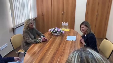 Jill Biden made an “unannounced” visit to Ukraine today and met with Zelenskyy’s wife.