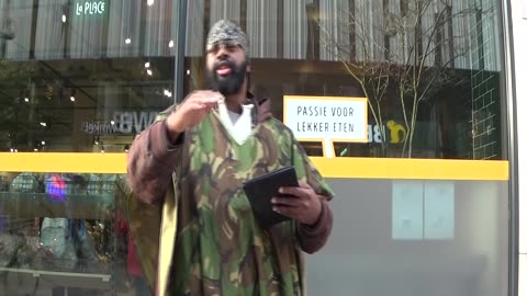 Hebrew Israelites Prophetic Camp Street Teaching 11-11-2023 The Hague (Netherlands)