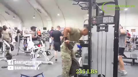 AMERICAN MONSTER ARMY WITH EXTREMELY TERRIBLE GYM WORKOUT STYLE
