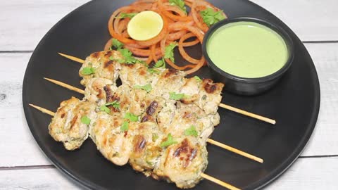 Chicken Malai Kabab Recipe || Chicken Malai Tikka || Chicken Starter || Chicken Kabab Without Oven
