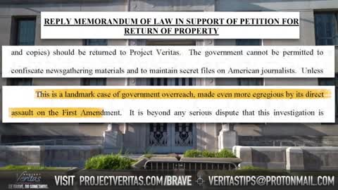 Attorney Excoriates DOJ Over Leaked FBI Document Categorizing Veritas as News Media.mp4