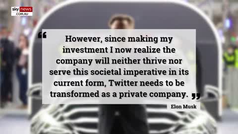 Elon musk launches $43 billion dollar hostile takeover off twitter