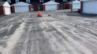 Daughter Towed by Powerful RC Car