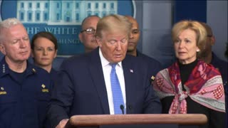 Trump holds Sunday night presser, reassures Americans all is well
