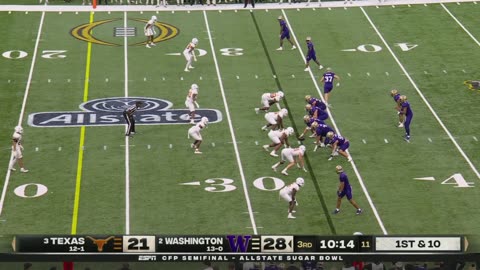 2024 Sugar Bowl: Texas Longhorns vs. Washington Huskies - Game Highlights