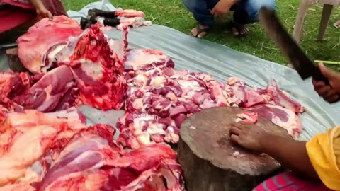 Amazing Beef Meat Cutting By Village Butcher