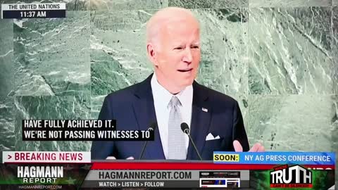 Biden Talks To The Wall - Tedros Puts Biden in a Timeout? I The Hagmann Report 9/21/2022