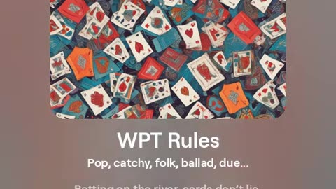WPT Rules 1