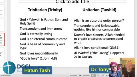 Live with Tony Costa Is the god of Islam the same as the God of Bible