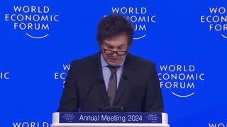 Argentina president Javier Milei destroys Davos Globalist Assholes 2023 january