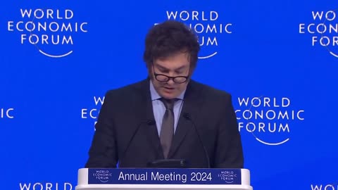 Argentina president Javier Milei destroys Davos Globalist Assholes 2023 january