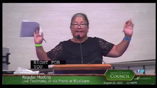 Woman who lost all in Lahaina Fires, gives powerful testimony!