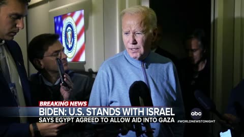 Biden expresses support for Israel: 'You are not alone' | WNT