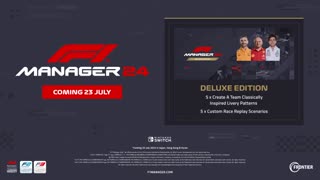 F1 Manager 2024 - Official Nintendo Switch Announcement Trailer