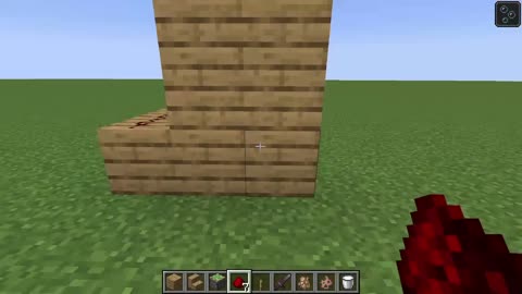 Minecraft : Simple Hidden Stairs (Easy)