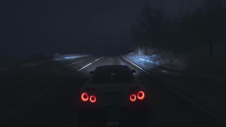 Ø𝐧𝐞𝐡𝐞𝐚𝐫𝐭 & 𝐑𝐞𝐢𝐝𝐞𝐧𝐬𝐡𝐢 - 𝐒𝐧𝐨𝐰𝐟𝐚𝐥𝐥 (𝐬𝐥𝐨𝐰𝐞𝐝) | 1 Hour Loop | Night Drive | Nissan GTR R35