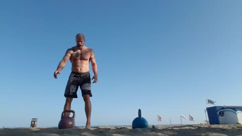 Kettlebell Training Kettlebells Workout In The Morning