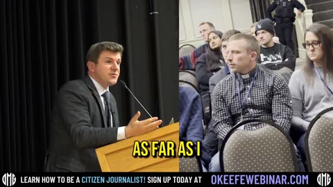 "What are you afraid of?" James O'Keefe Speaks at TPUSA University of Pittsburgh