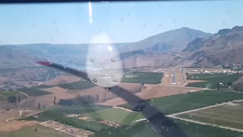 Landing at Chelan, Washington State