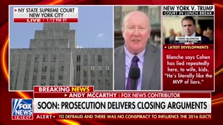 'Making Up A Crime': Andy McCarthy Says Bragg's Team Failed To Prove Trump 'Defrauded Anyone'