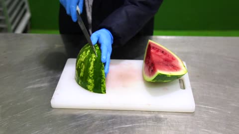 How to Creative Fruit Carving. Watermelon old ship
