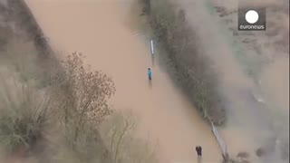 Dramatic amateur video: Huge cliff crumbles into sea in Hastings