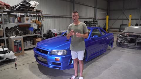 Painting Wrecked R34