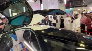 An electric flying car developed by a Chinese company