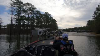 RV Reverses into Lake at Boat Ramp