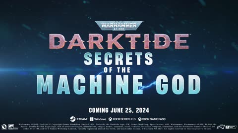Warhammer 40k Darktide - Official Secrets Of The Machine God Teaser Trailer Skulls 2024