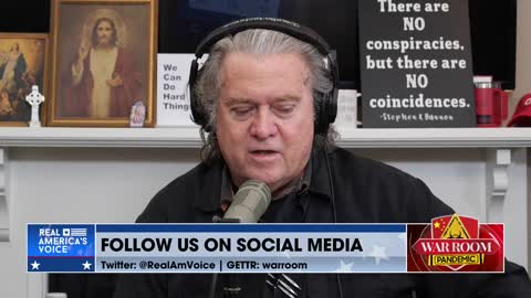 Steve Bannon: “It’s a world on fire and we’re winning.”