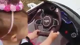 when lexi was 1 year old driving her first car