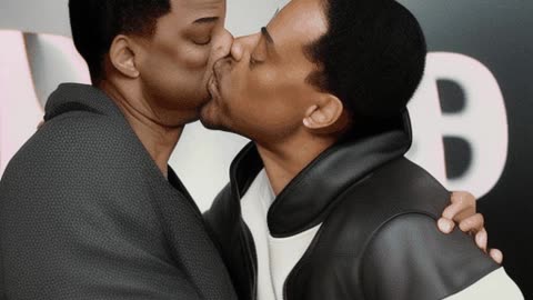 WILL SMITH KISSING CHRIS ROCK MAKING LOVE