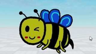 I made a Bee in Roblox pixel!!!