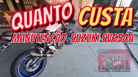 Revisão moto Suzuki sv650a