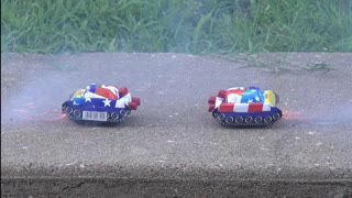 Firework Tank Battles | Sugar Castle Siege | Fireworks 2020