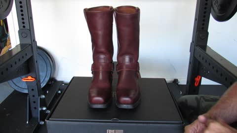 Frye Boots, Harness 12R, Cognac