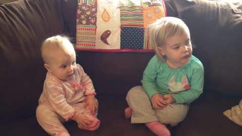 This Adorable Toddler Thinks Her Sibling's Name Is 'Sister'