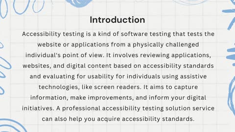 Find out whether accessibility solution is right for you