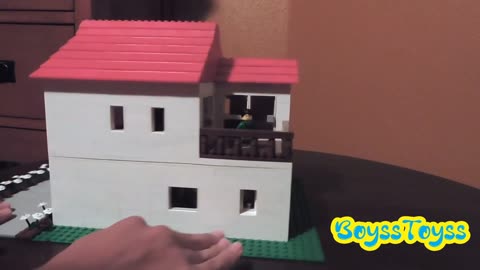 Lego House with Classic Design and Soft Mattress