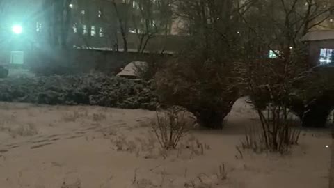 Snowing now in Kiev