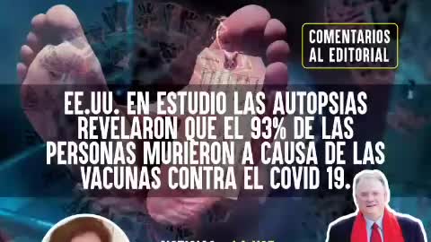 ÚLTIMA REVELACIÓN: EL 93% FALLECE POR LAS VACUNAS